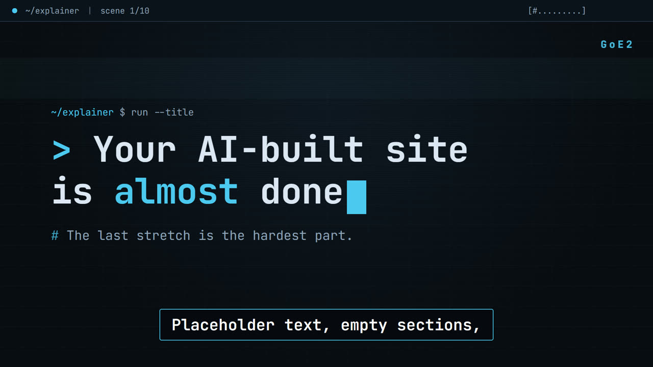 Terminal template